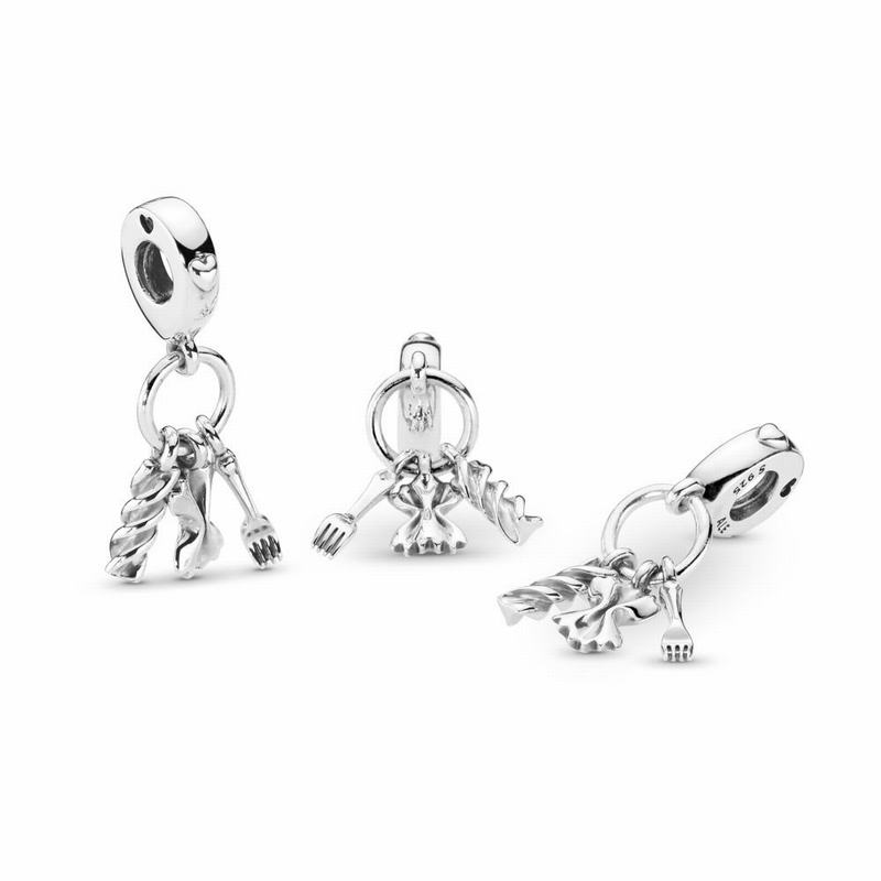 Pandora Love Pasta Dangle Charm Silver Egypt KG8769021